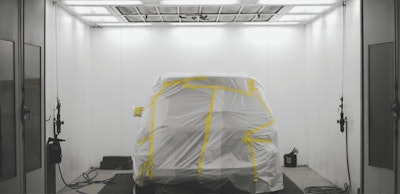 PAINTING CAR IMG TARPED