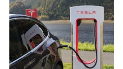 Tesla Model X Supercharging