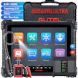 2025 Autel Ultra automotive diagnostic scanner with touchscreen and multiple tool interfaces