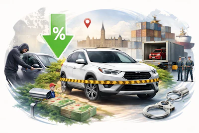Réduction Du Vol D'automobiles Au Canada