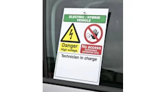 Ev Window Sign