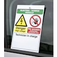 Ev Window Sign