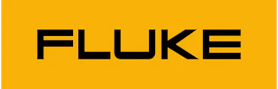 Fluke Corporation logo in black text on golden yellow background